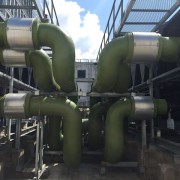 Turbomiser chiller with heat recovery for sport center in Hong Kong